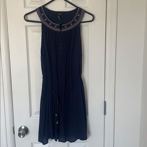 Navy blue dress